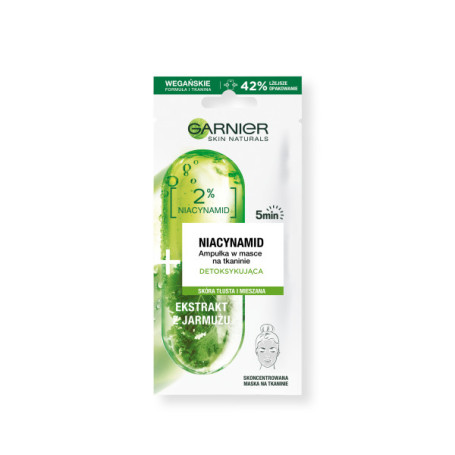 Niacinamide Ampoule Sheet Mask ampułka detoksykująca w masce n