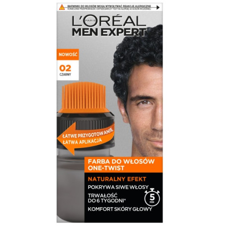 Men Expert One-Twist farba do włosów 02 Czarny