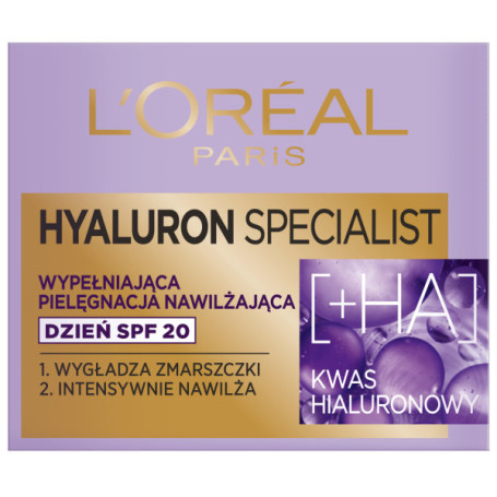 Hyaluron Specialist krem na dzień SPF20 wypełniająca pielęgn
