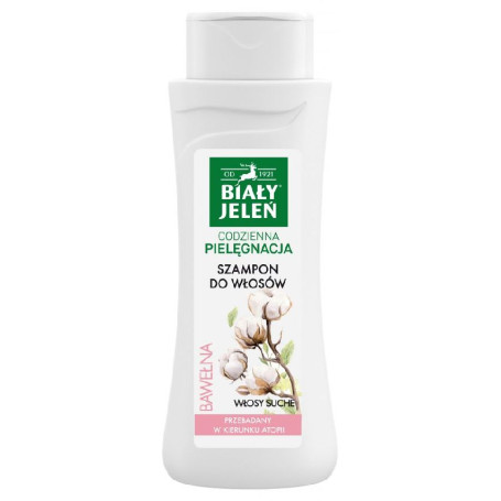 Szampon do włosów suchych z czystą bawełną 300ml