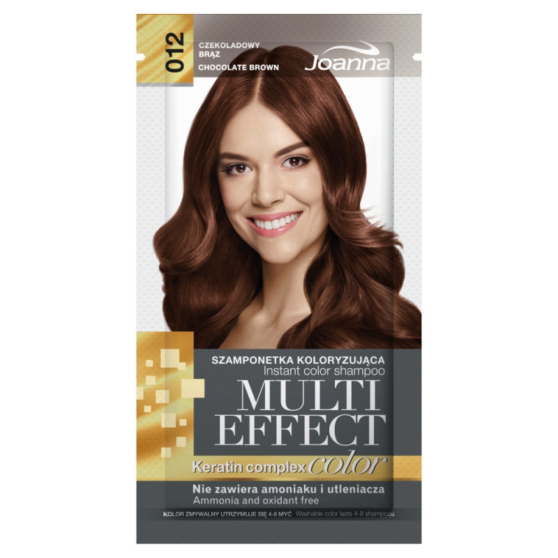 Multi effect szamponetka koloryzująca 012 czekoladowy brąz 35g