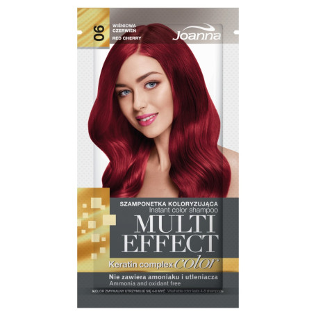 Multi Effect szamponetka koloryzująca 06 Wiśniowa Czerwień 35
