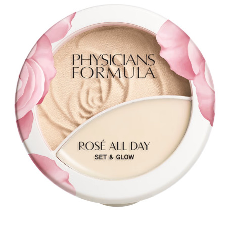 Rose All Day Set & Glow puder rozświetlający Luminous Light 10