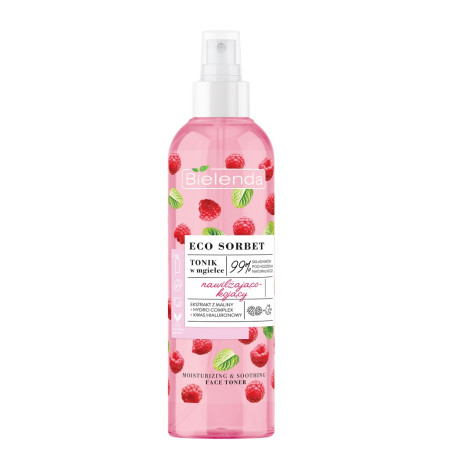 Eco Sorbet tonik w mgiełce nawilżająco-kojący Malina 200ml