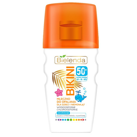 Bikini mleczko do opalania dla dzieci i niemowląt SPF50 150ml