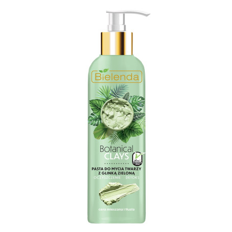 Botanical Clays pasta do mycia twarzy z glinką zieloną 190g