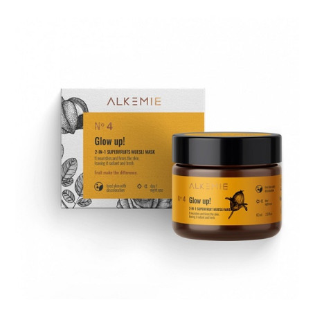 No4 Glow Up Superfruit Musli Mask 2w1 maska peelingująca 60ml