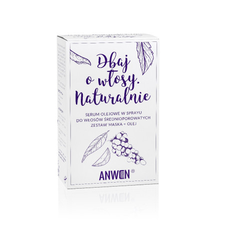 Zestaw maska do włosów średnioporowatych Wingorona&Keratyna 2