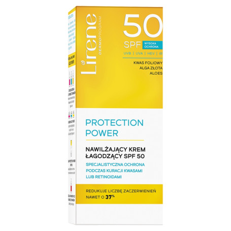 Protection Power nawilżający krem łagodzący SPF50 50ml