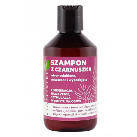 Szampon z czarnuszką do włosów osłabionych zniszczonych i wy