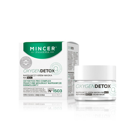 Oxygen Detox naprawczy krem-maska na noc No.1503 50ml