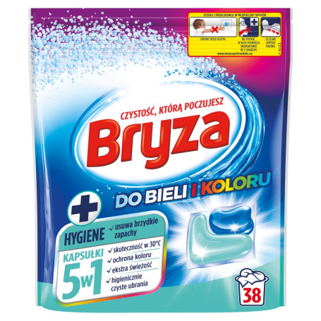 Hygiene 5w1 kapsułki do prania bieli i koloru 38szt