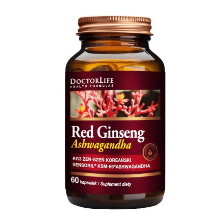 Korean Red Ginseng+Ashwagandha czerwony żeń-szeń koreański 3