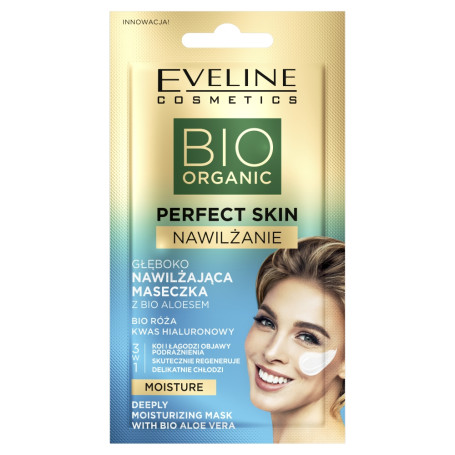 Bio Organic Perfect Skin intensywnie nawilżająca maseczka z bi