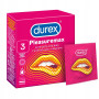 Durex prezerwatywy Pleasuremax 3 szt z wypustkami prążkami