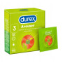 Durex prezerwatywy Arouser 3 szt prążkowane