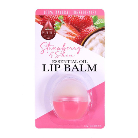 Essential Oil Lip Balm naturalny balsam do ust Strawberry & Shea