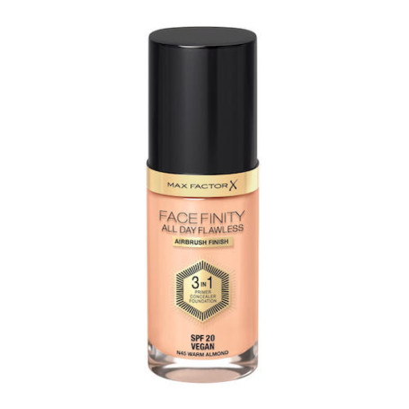 Facefinity All Day Flawless 3w1 kryjący podkład w płynie N45