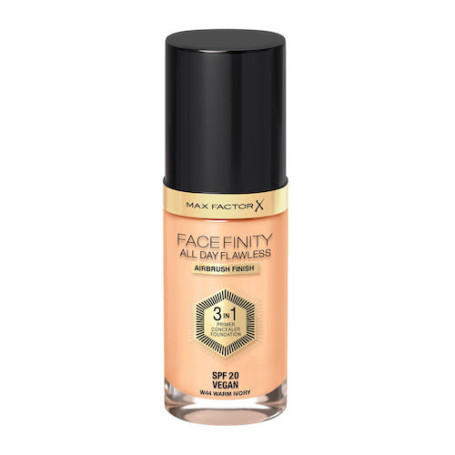 Facefinity All Day Flawless 3w1 kryjący podkład w płynie W44 