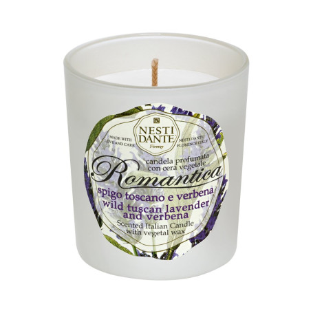 Romantica Candle świeca zapachowa Lawenda & Werbena 160g