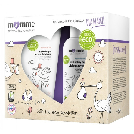 Dla Mamy zestaw ujędrniające serum do biustu 150ml + delikatny