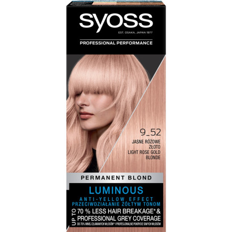 Permanent Blond farba do włosów trwale koloryzująca 9_52 Jasn
