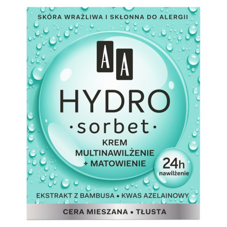 Hydro Sorbet krem multinawilżenie+matowienie cera mieszana/tłu