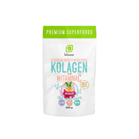 Kolagen + Witamina C suplement diety efekt odmładzający 250g