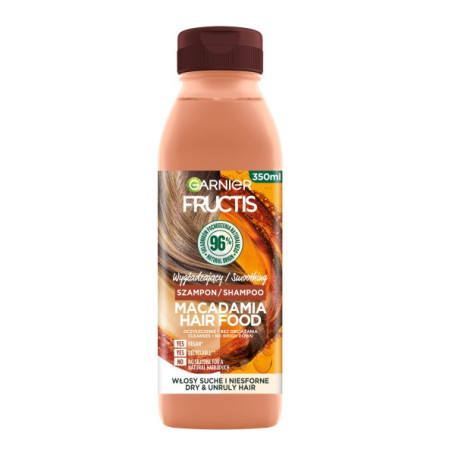 Fructis Macadamia Hair Food szampon wygładzający do włosów s