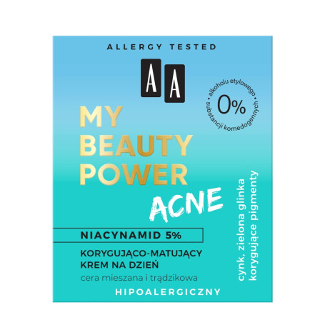 My Beauty Power Acne korygująco-matujący krem na dzień 50ml
