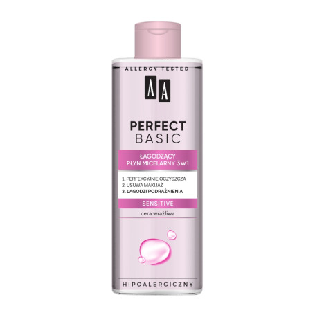 Perfect Basic łagodzący płyn micelarny 3w1 Sensitive 200ml
