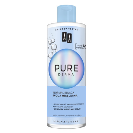 Pure Derma normalizująca woda micelarna 400ml