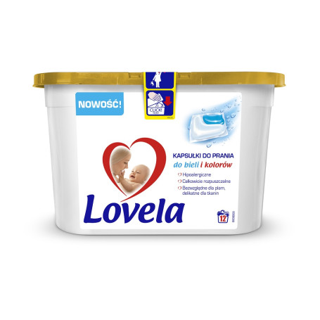 Kapsułki do prania ubranek niemowlęcych i dziecięcych do biel