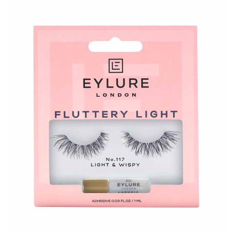Fluttery Light Lashes sztuczne rzęsy z klejem efekt wypełnieni