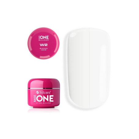 Gel Base One Bianco Neve W2 żel budujący do paznokci 15g