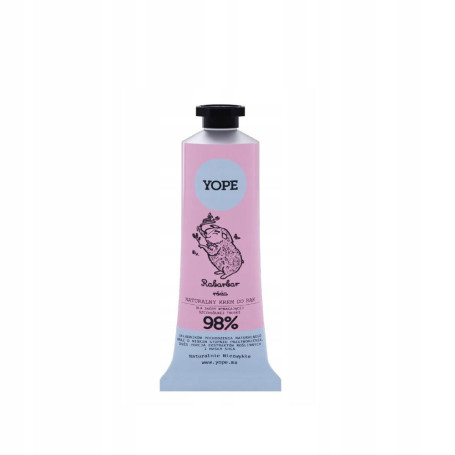 Naturalny krem do rąk Rabarbar i Róża 50ml