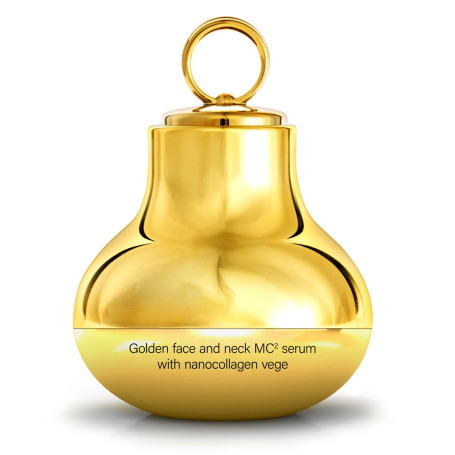 SkinLed Golden Face And Neck MC2 Serum With Nanocollagen Vege ko