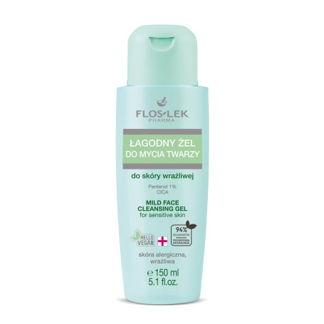Łagodny żel do mycia twarzy do skóry wrażliwej 150ml