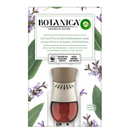 Botanica elektryczny odświeżacz powietrza Eukaliptus & Szałwi