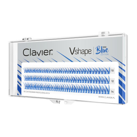 Vshape Colour Edition kępki rzęs Blue Mix
