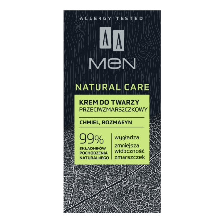 Men Natural Care krem przeciwzmarszczkowy 50ml