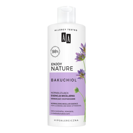 Enjoy Nature normalizująca esencja micelarna demakijaż i oczys