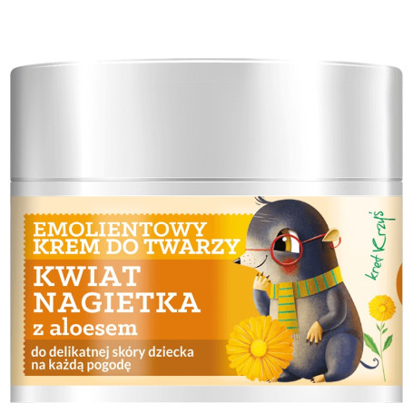 Herbal Care Kids emolientowy krem do twarzy Kwiat Nagietka 50ml