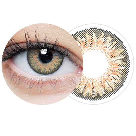 Clearcolor 1-day Hazel jednodniowe kolorowe soczewki kontaktowe 