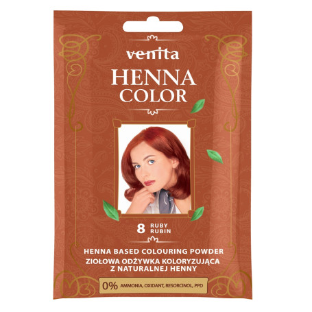 Henna Color ziołowa odżywka koloryzująca z naturalnej henny 8