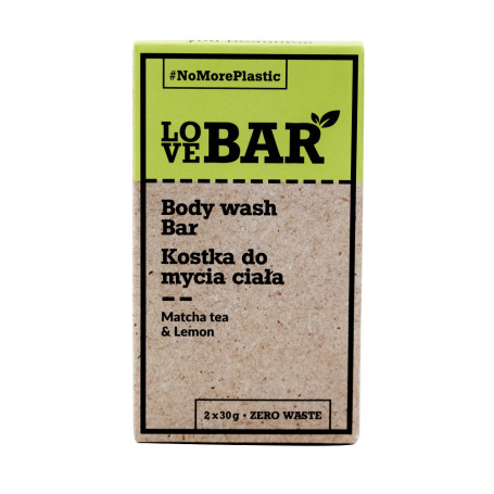 Body Wash Bar kostka do mycia ciała Matcha & Limonka 2x30g