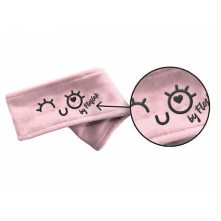 Żelove opaska na głowę welurowa Różowa