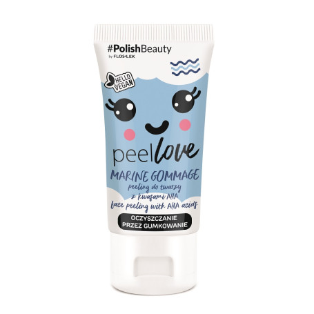 Peellove Marine Gommage peeling do twarzy z kwasami AHA 75ml