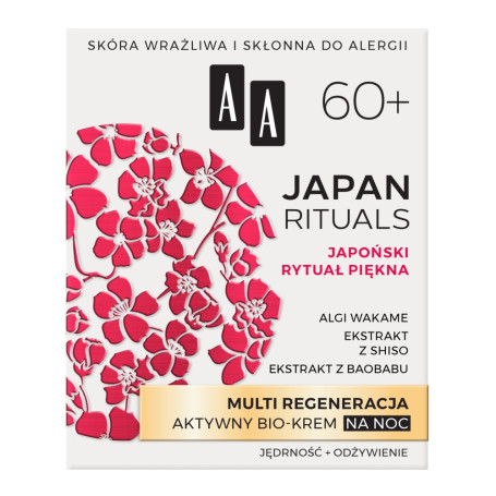 Japan Rituals 60+ multi regeneracja aktywny bio-krem na noc 50ml