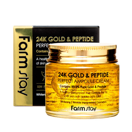 24K Gold & Peptide Perfect Ampoule Cream ampułka do twarzy z 24